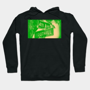 4th Avenue & Foothill Boulevard, Upland, California by Mistah Wilson Hoodie